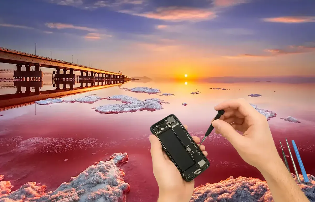 دریاچه ارومیه در آذربایجان غربی