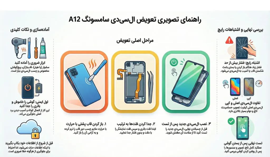 تعویض باتری A12