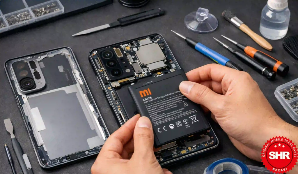 تعویض باتری Mi 11 t pro