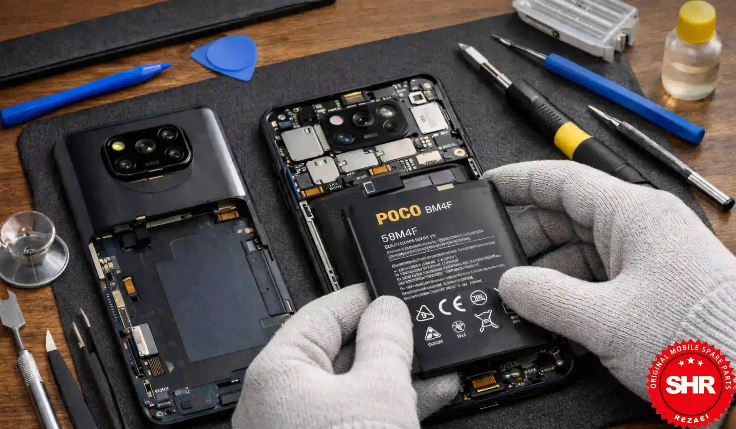 تعویض باتری poco x3