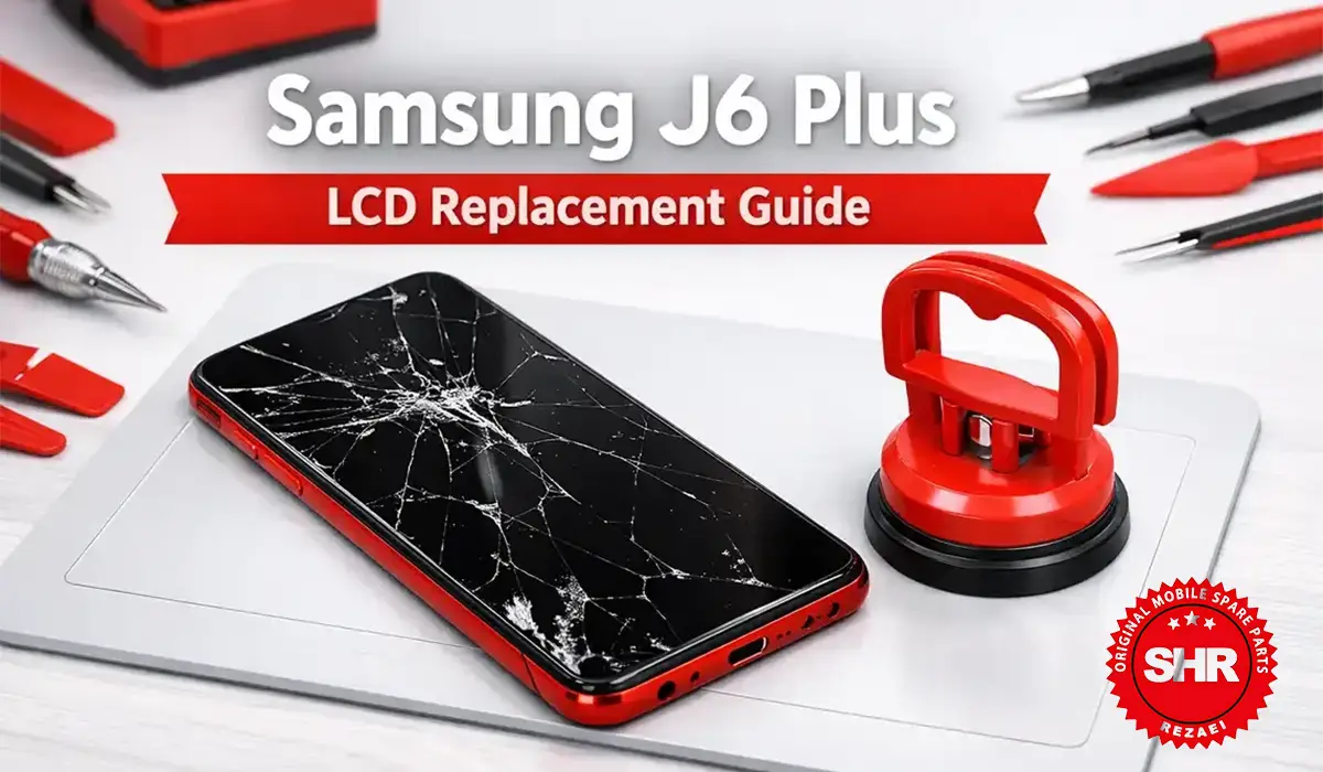 آموزش تعویض ال سی دی J6 Plus