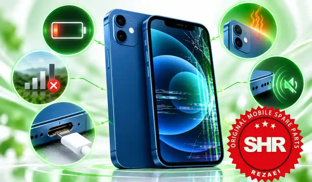 مشکلات گوشی آیفون 12