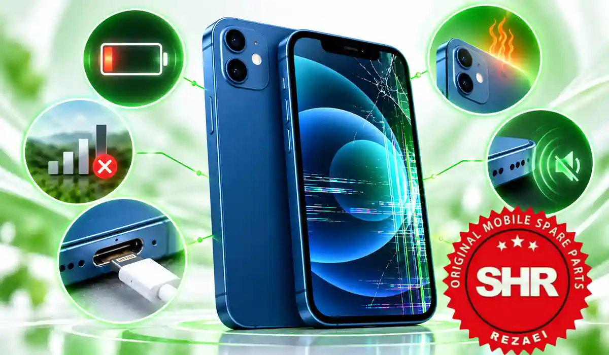 مشکلات گوشی آیفون 12